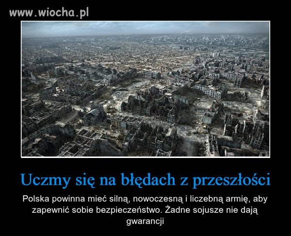 Uczmy się na błędach z przeszłości 