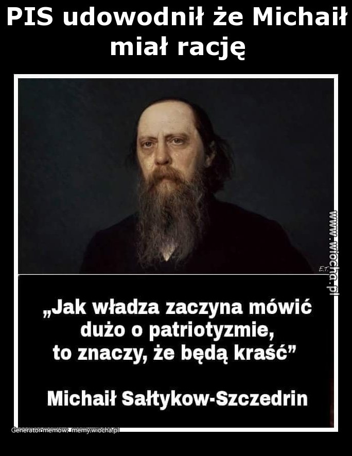 PIS udowodnił że Michaił miał rację