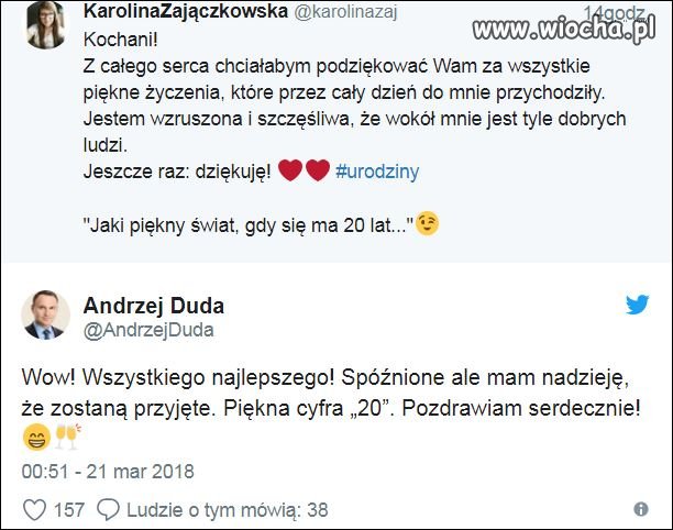 "20" to liczba panie prezydencie