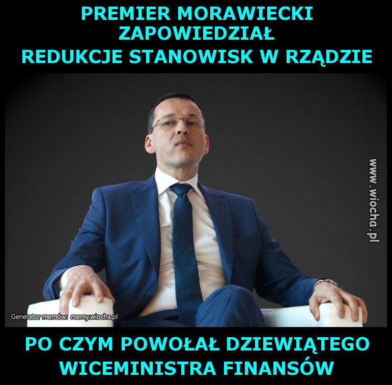 PREMIER MORAWIECKI ZAPOWIEDZIAŁ 