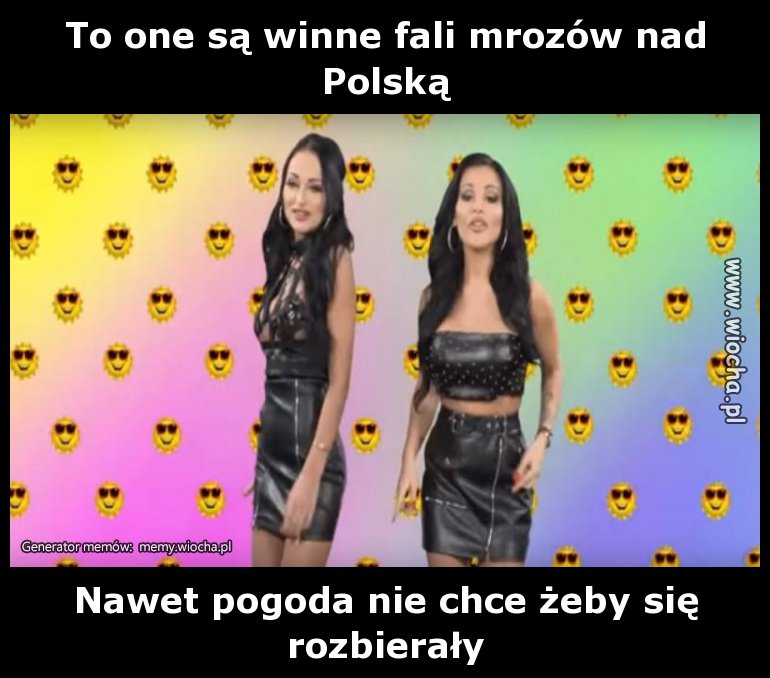 To one są winne fali mrozów nad Polską