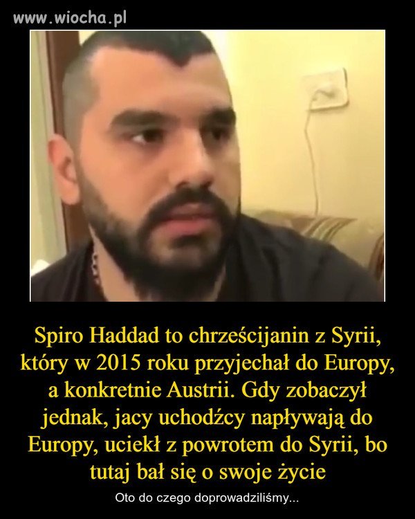 Uciekł z powrotem do Syrii 