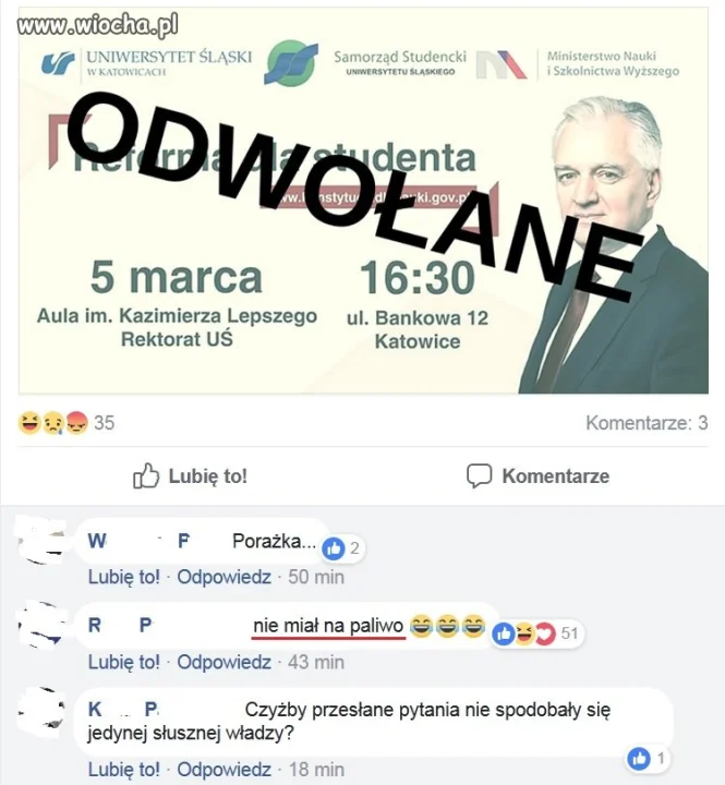 Spotkanie ODWOŁANE