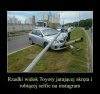 Toyota z papierosem