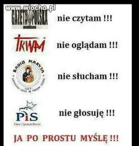 Myślę wiec jestem...