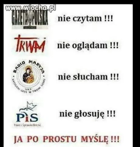 Myślę wiec jestem...