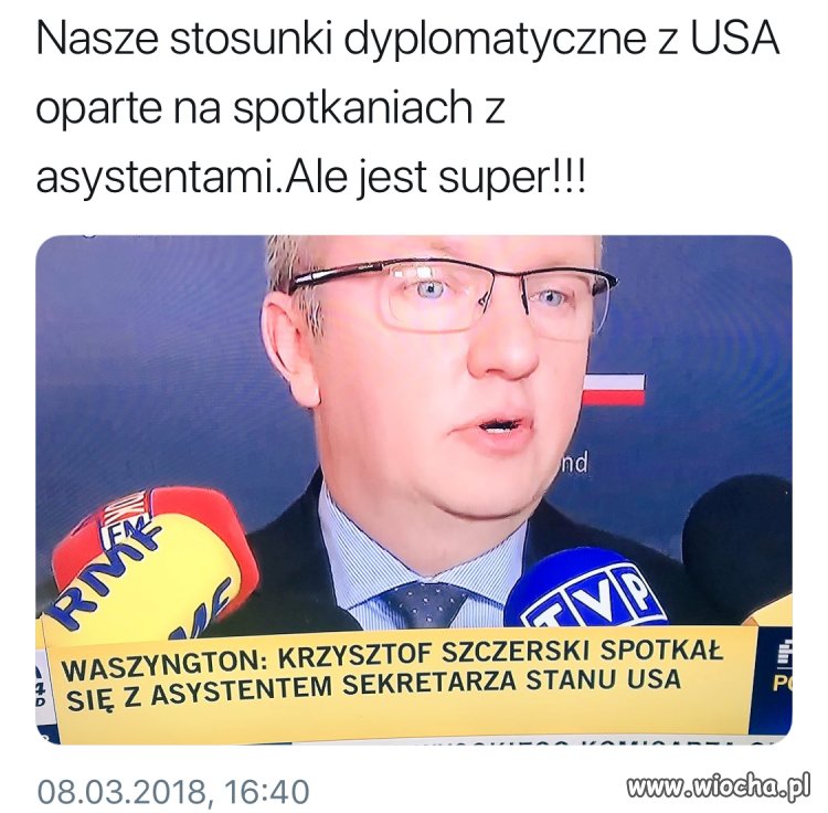 Jeszcze trochę to będą się spotykać z sekretarkami