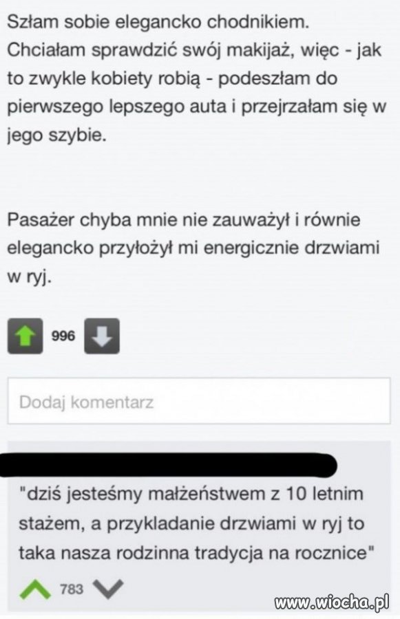 Dość oryginalny sposób