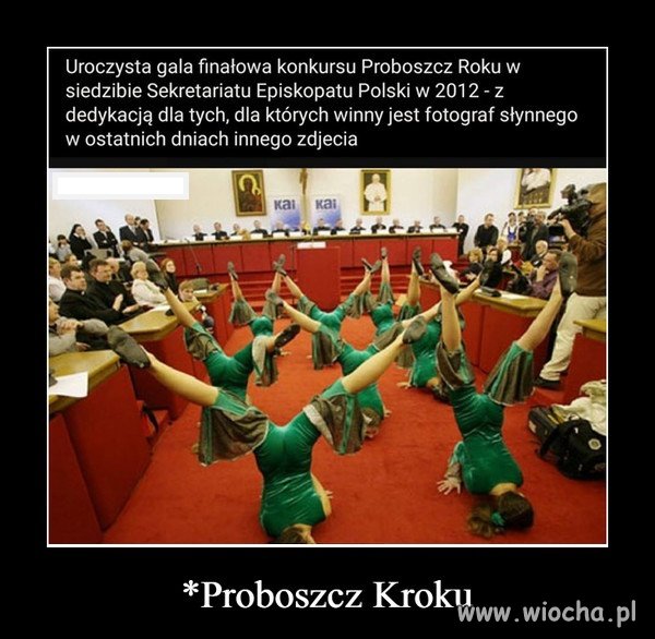 Czyżby to była nowa katolicka tradycja (od 2012?)