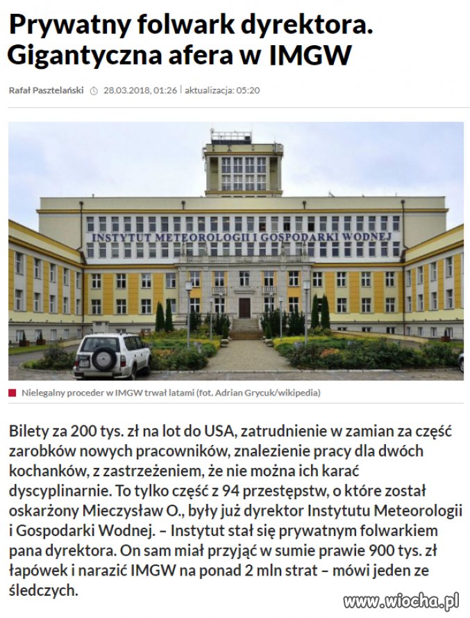 To dlatego tak chu... prognozują pogodę