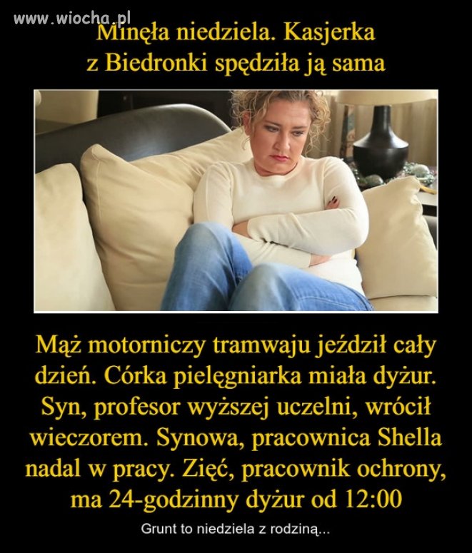 To pierwsza taka niedziela ...