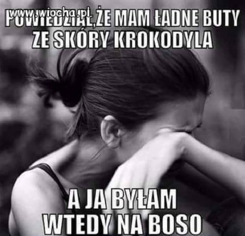 Przestroga dla chodzących boso