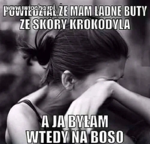 Przestroga dla chodzących boso