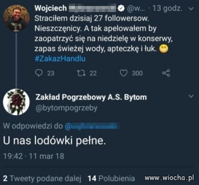 Niedzielny czarny humor