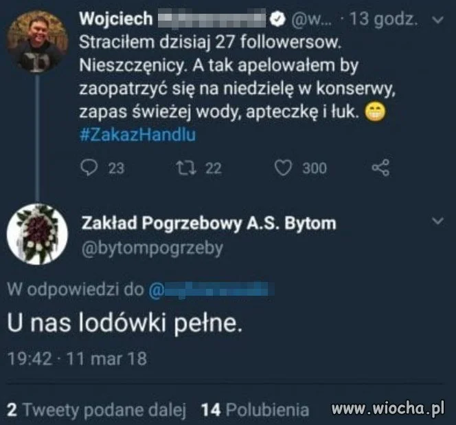Niedzielny czarny humor