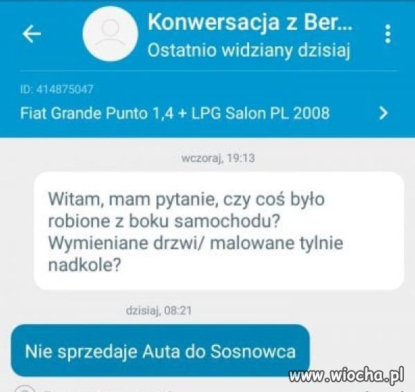 Nie do Sosnowca