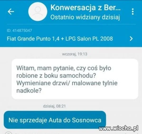 Nie do Sosnowca