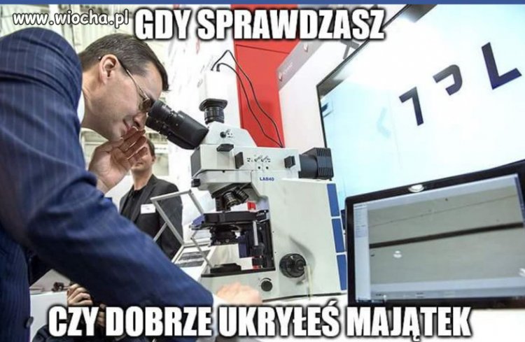 Z życia premiera.