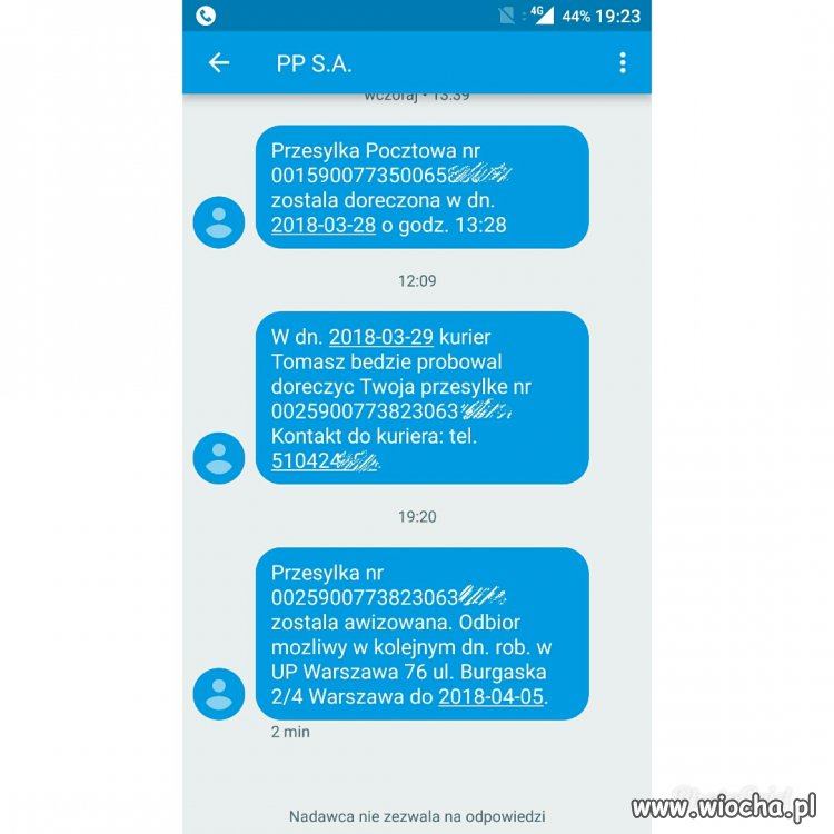 Tak pracują kurierzy Poczty Polskiej