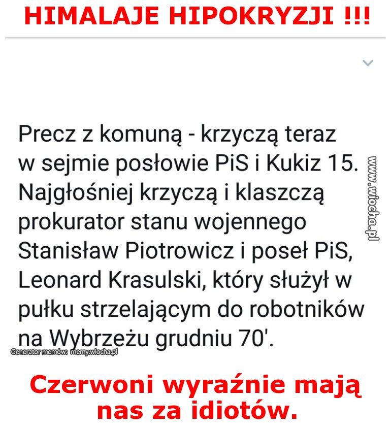 HIMALAJE HIPOKRYZJI !!!