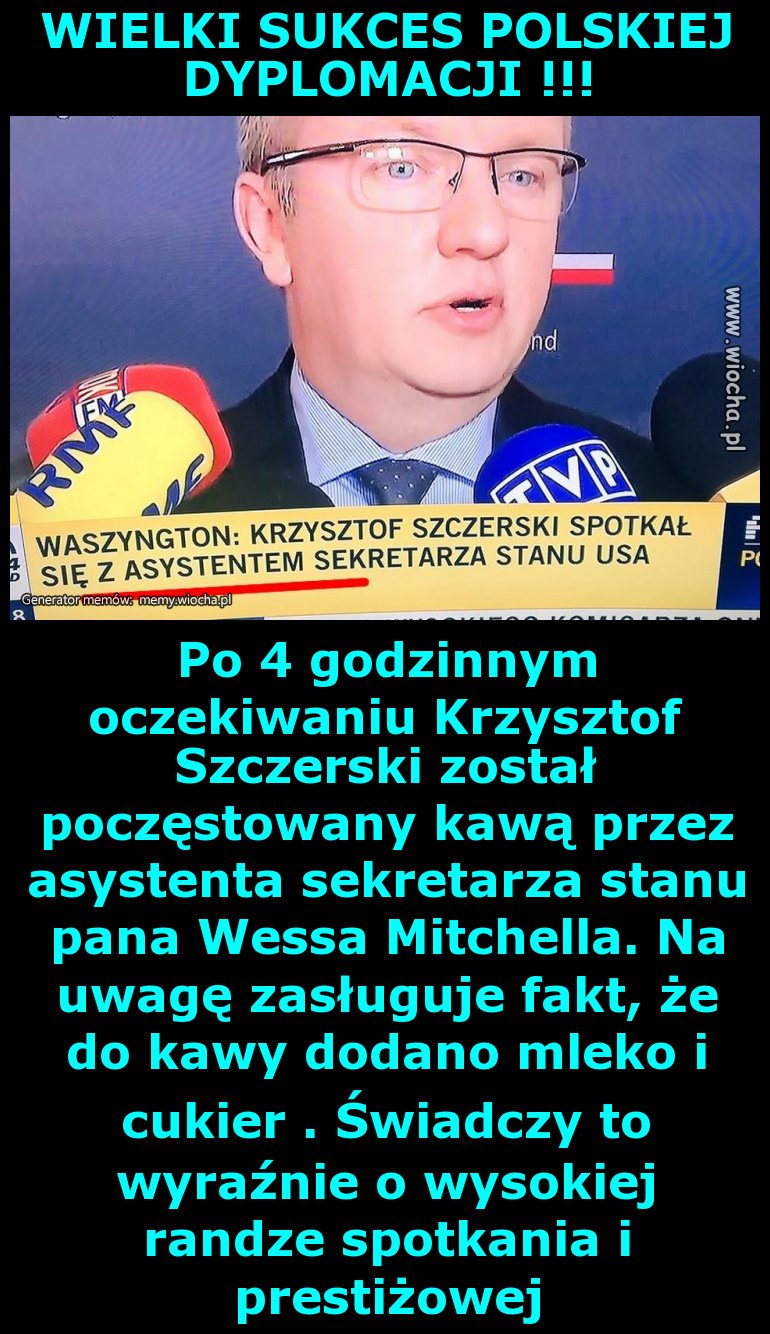 WIELKI SUKCES POLSKIEJ DYPLOMACJI !!!
