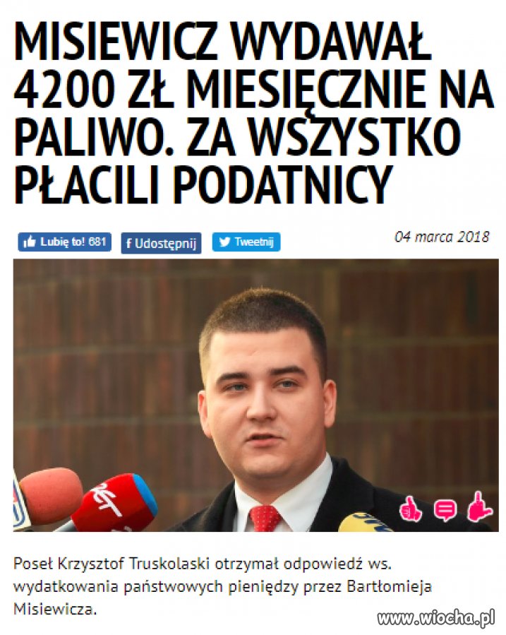 To co on pił to paliwo?