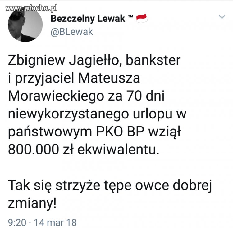 I dziwicie się czemu tak pachną państwowe stołki?