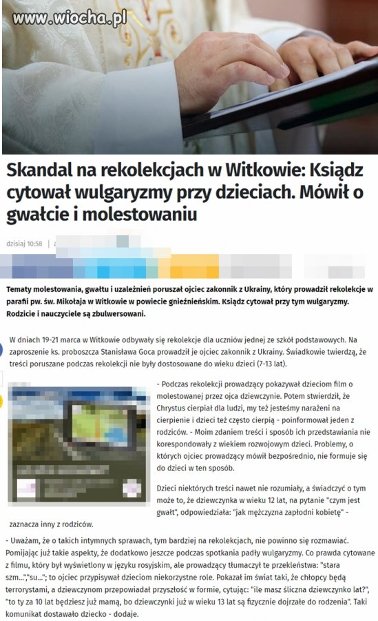 Ludzie!kościół szkodzi!czy wy tego nie widzicie?