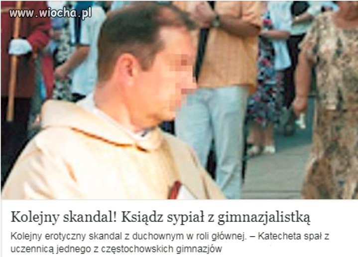 Nikogo już to nie bulwersuje. 