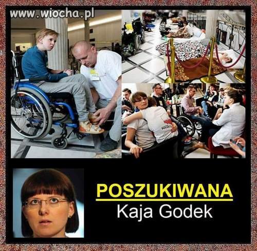 Schowała się