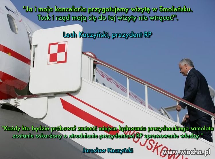 Kto był winny złej organizacji lotu do Smoleńska?