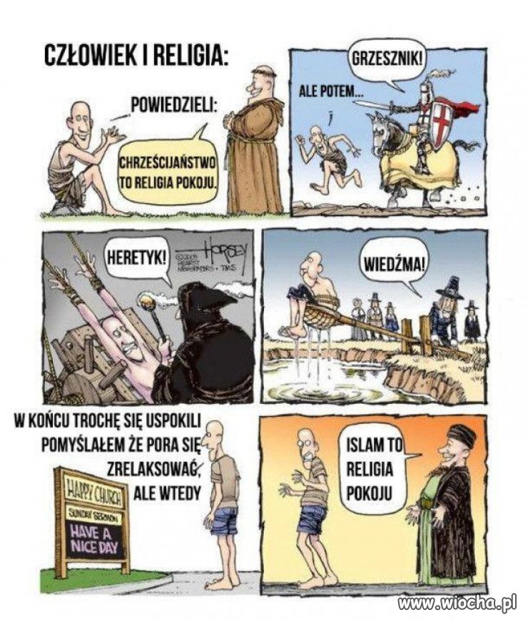 Tak to z tymi religiami jest ...
