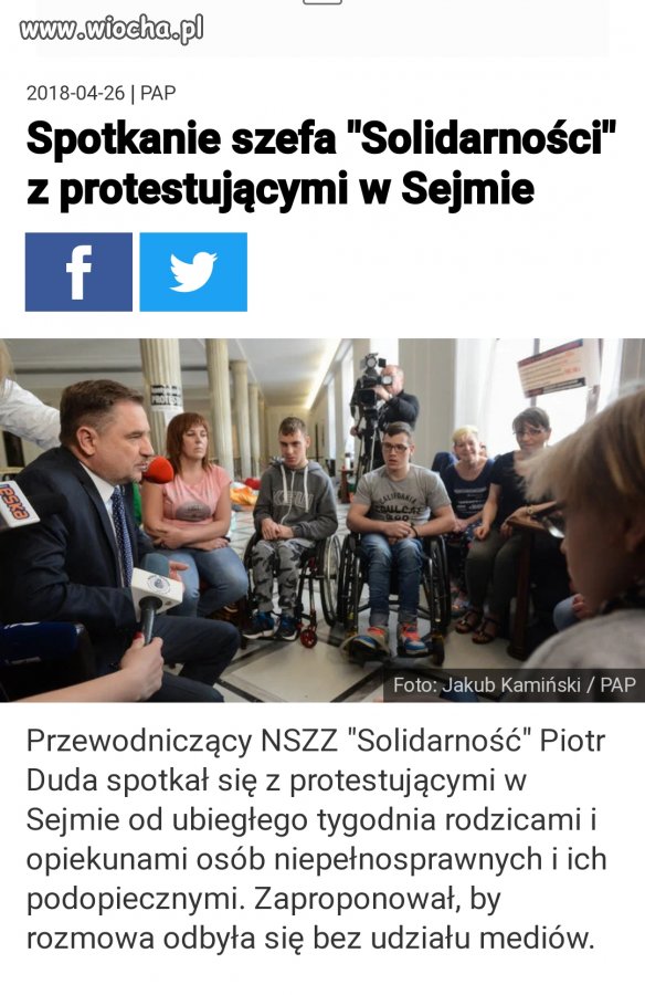 Przyszły kandydat na posła z list PiS odwiedził