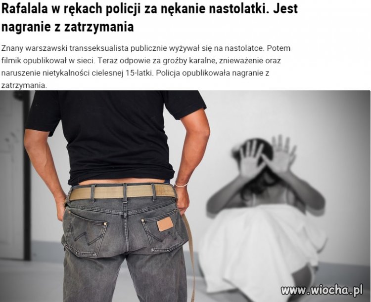 Mam nadzieję że w więzieniu -