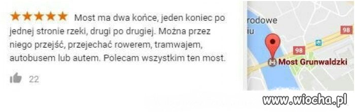 Recenzja mostu