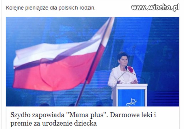 Wprowadzamy premię dla matek które szybko