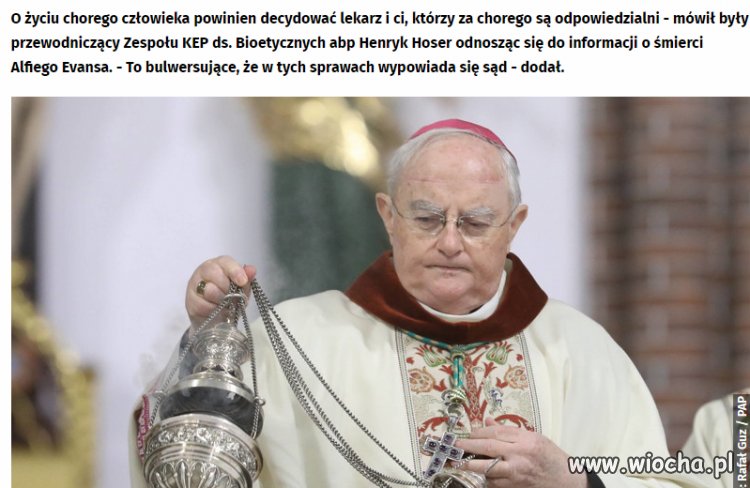 O życiu powinien decydować lekarz...dlaczego tego