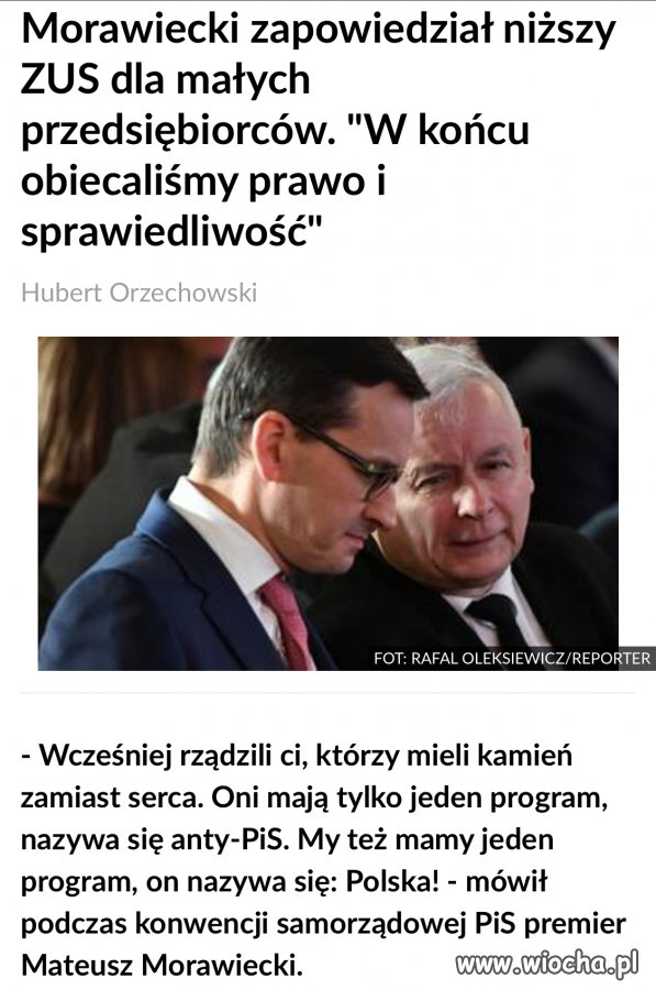 A wy teraz macie program Nam Się Należy
