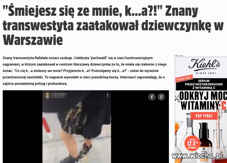 Pajac zaatakował niewinną dziewczynkę