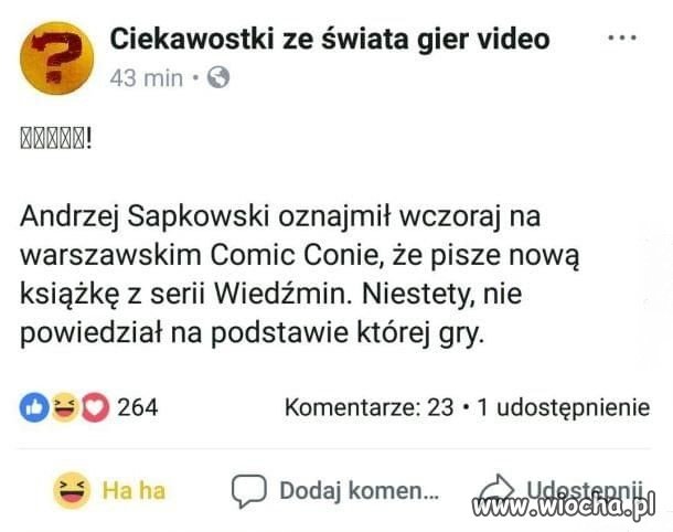 W zasadzie nie wiem