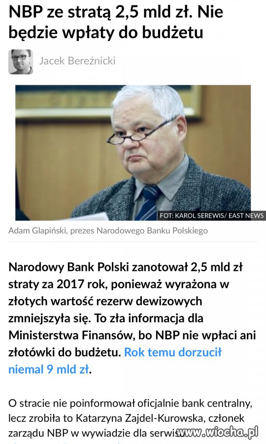 Następna dobra wiadomość 