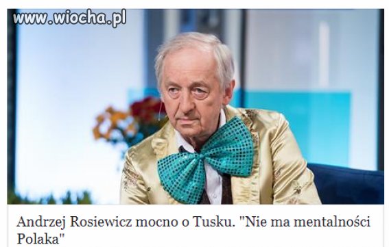 Pomijam osobę Tuska...wiadomo