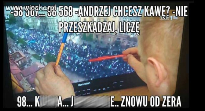 Tak w tvp podają liczbę uczestników
