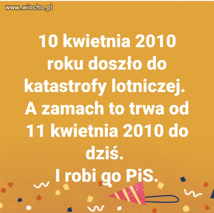 To już 8 rok politycznej zadymy na trumnach 