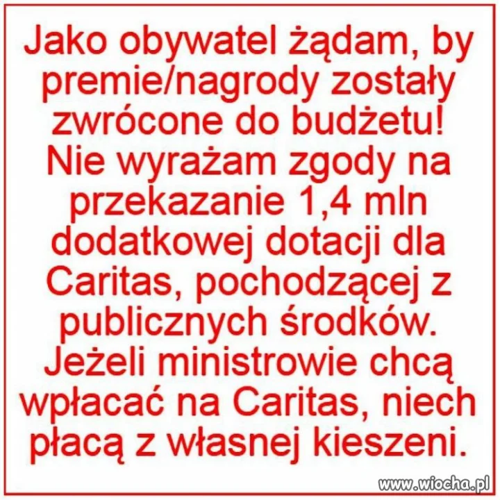 To są nasze wspólne pieniądze !