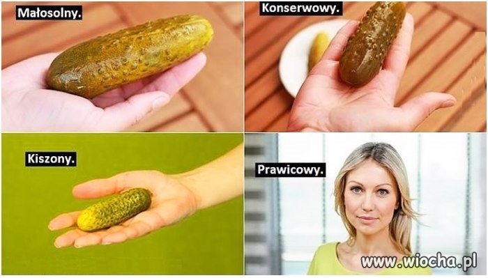 Rodzaje ogórka