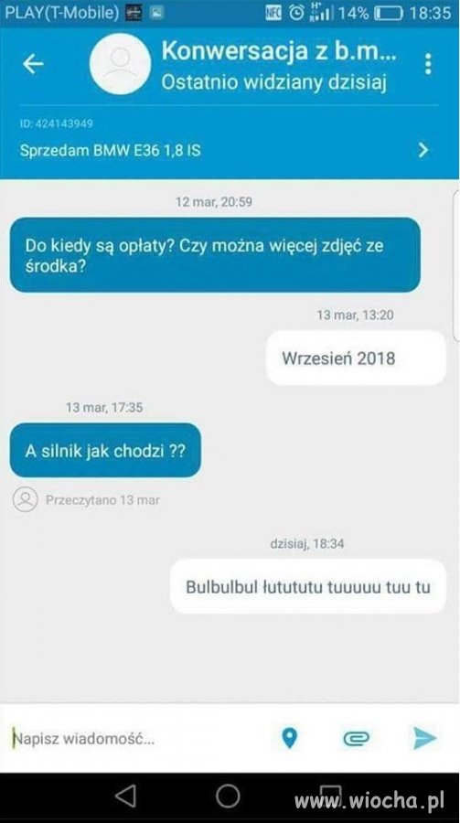 Sprzedawca bum bum