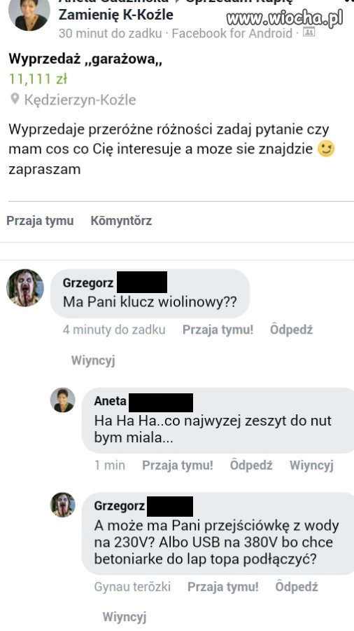 Wyprzedaż garażowa prosto z Kędzierzyna