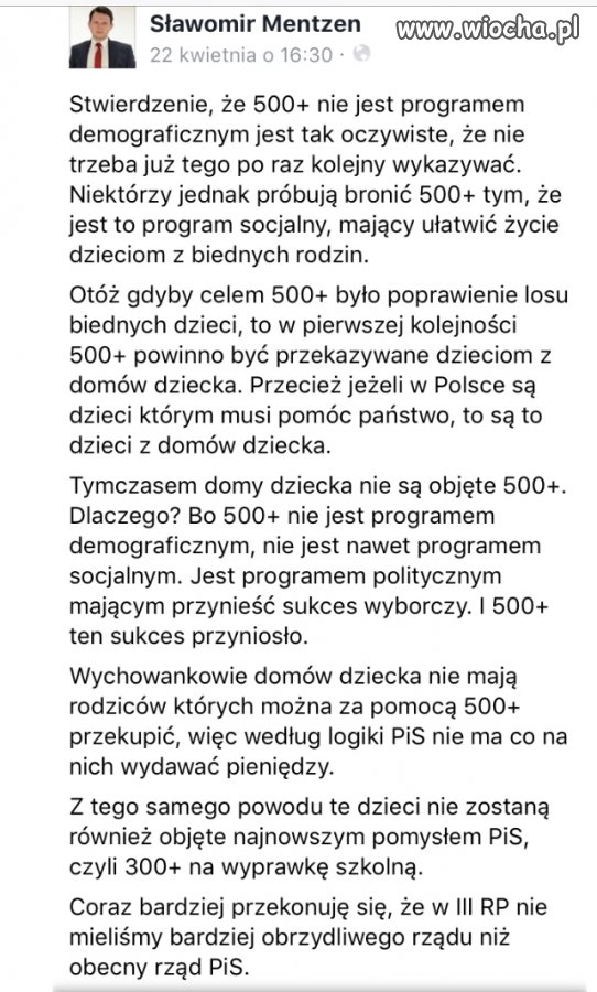 Gdyby PiS na prawdę chciał pomóc biednym dzieciom 