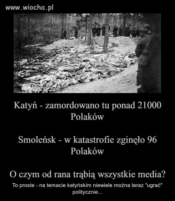 O tamtych już zapomnieli...